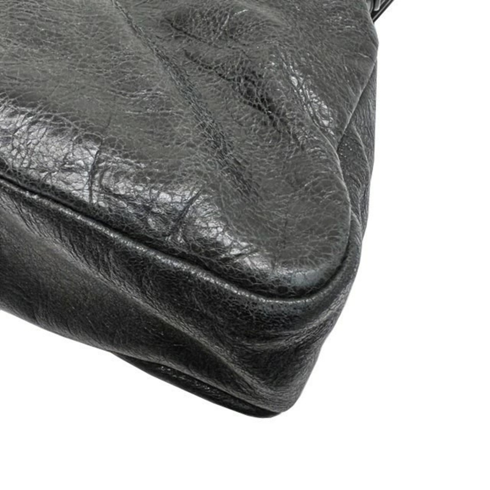 BALENCIAGA The Giant Town Handbag Shoulder Bag Black Leather Mirror Crossbody - Picture 5 of 9
